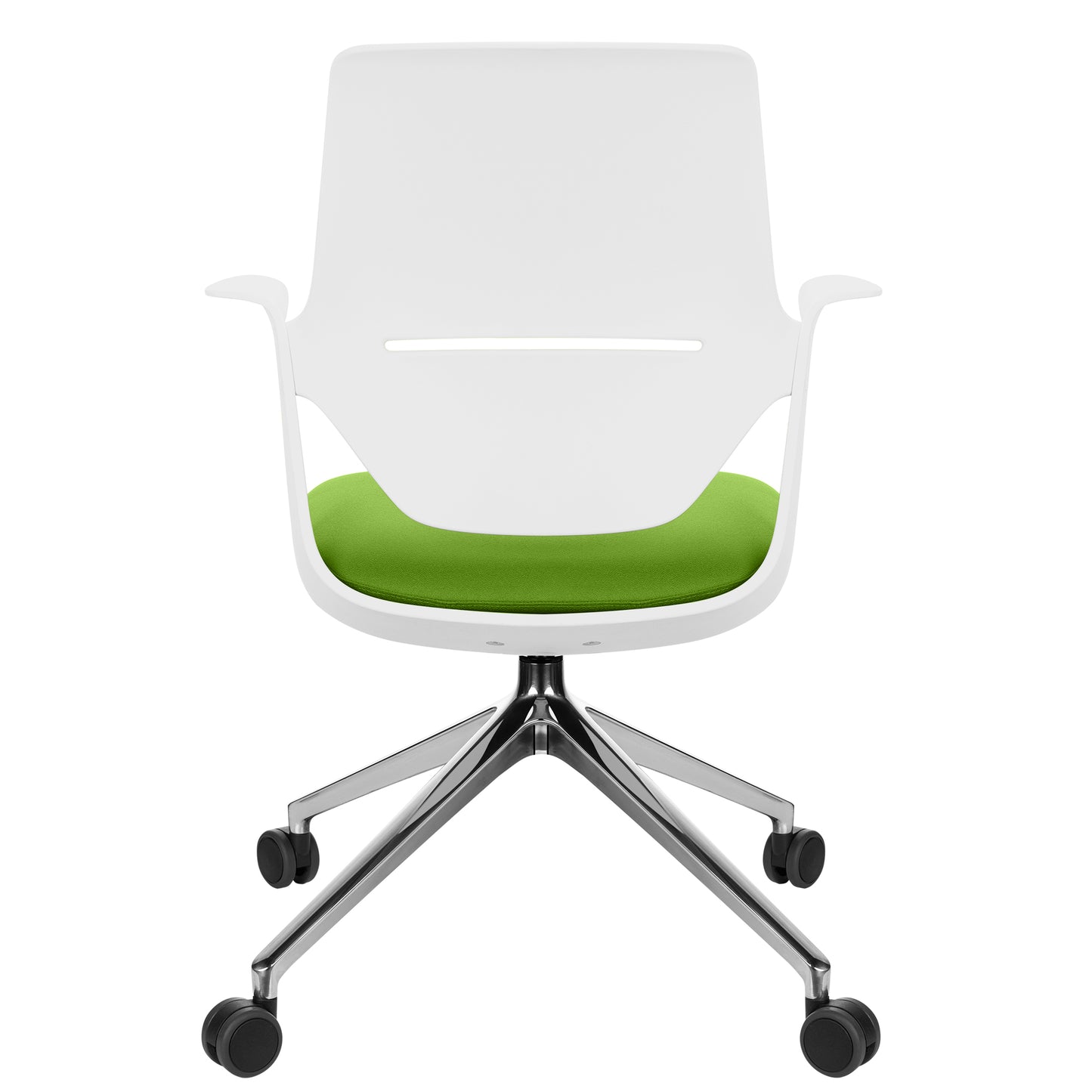 profim - TRILLO PRO swivel chair | Polished aluminum frame, synchronous mechanism, light gray