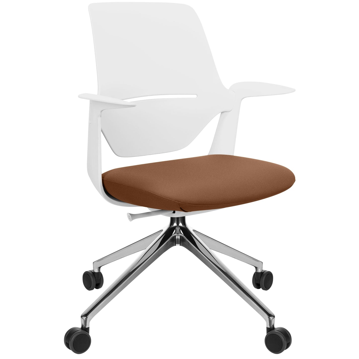profim - TRILLO PRO swivel chair | Polished aluminum frame, synchronous mechanism, light gray