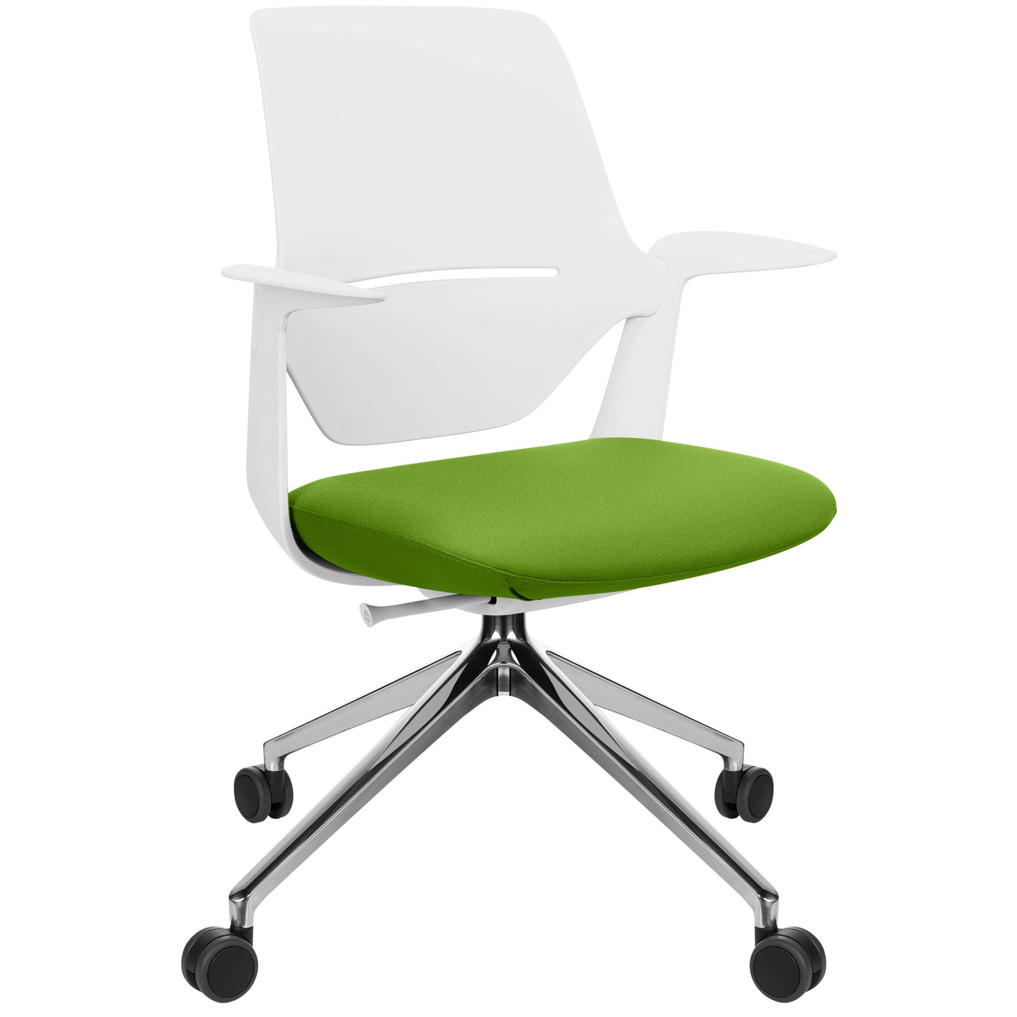 profim - TRILLO PRO swivel chair | Polished aluminum frame, synchronous mechanism, light gray