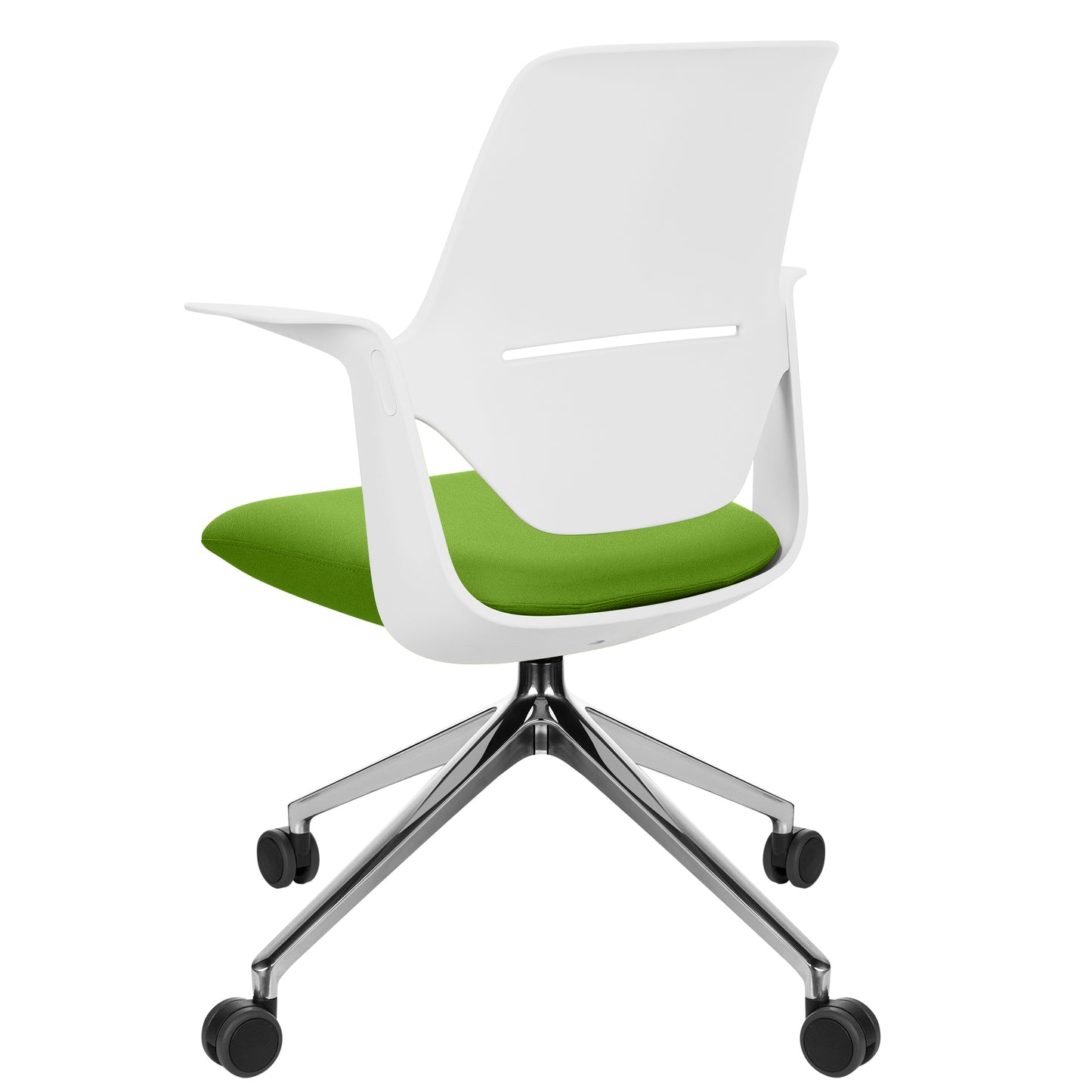 profim - TRILLO PRO swivel chair | Polished aluminum frame, synchronous mechanism, light gray