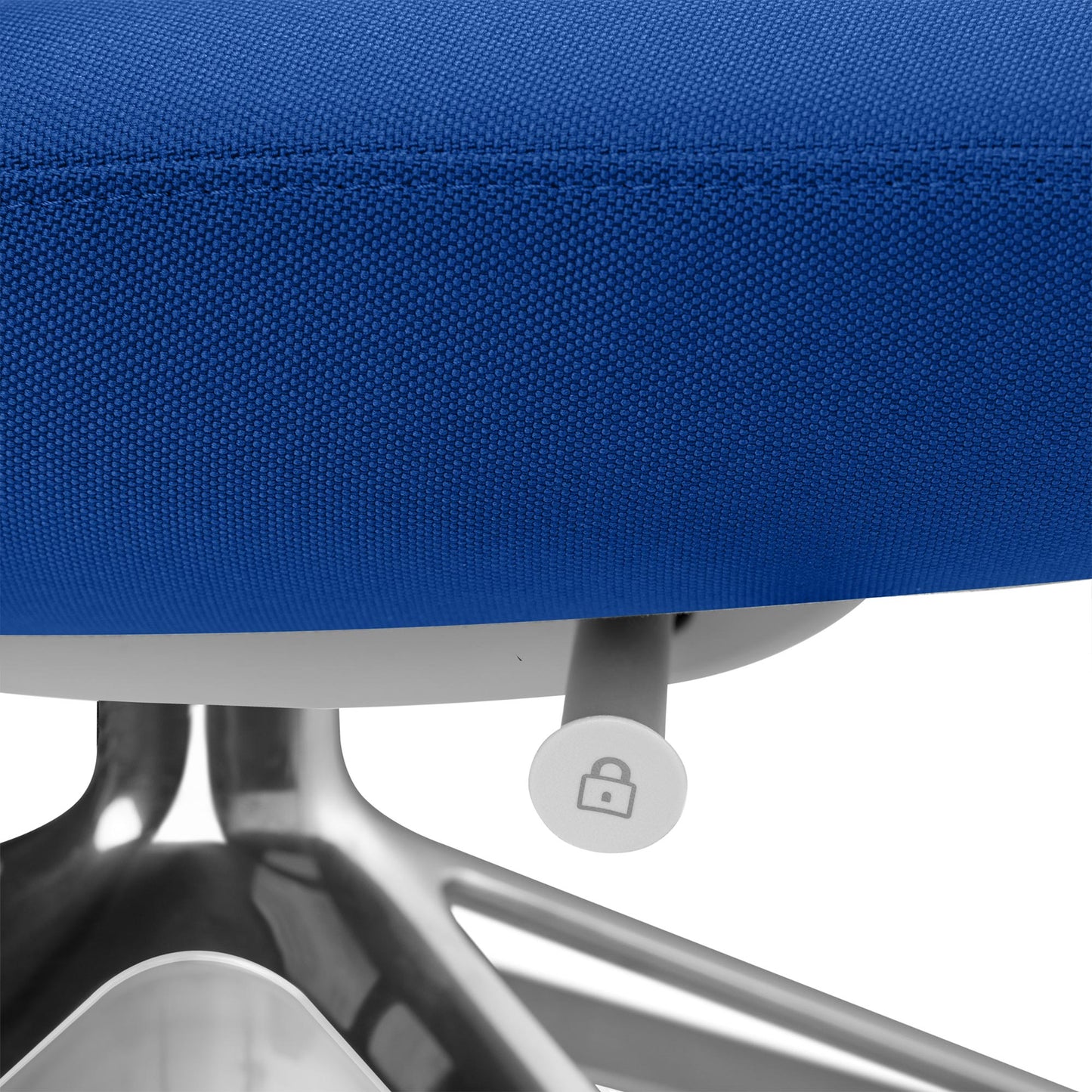 profim - TRILLO PRO swivel chair | Polished aluminum frame, synchronous mechanism, light gray