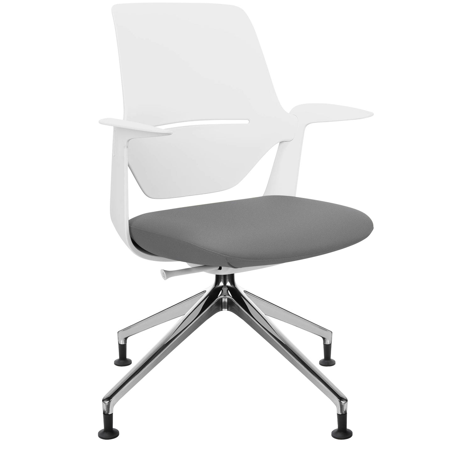 profim - TRILLO PRO swivel chair | Polished aluminum frame, synchronous mechanism, light gray