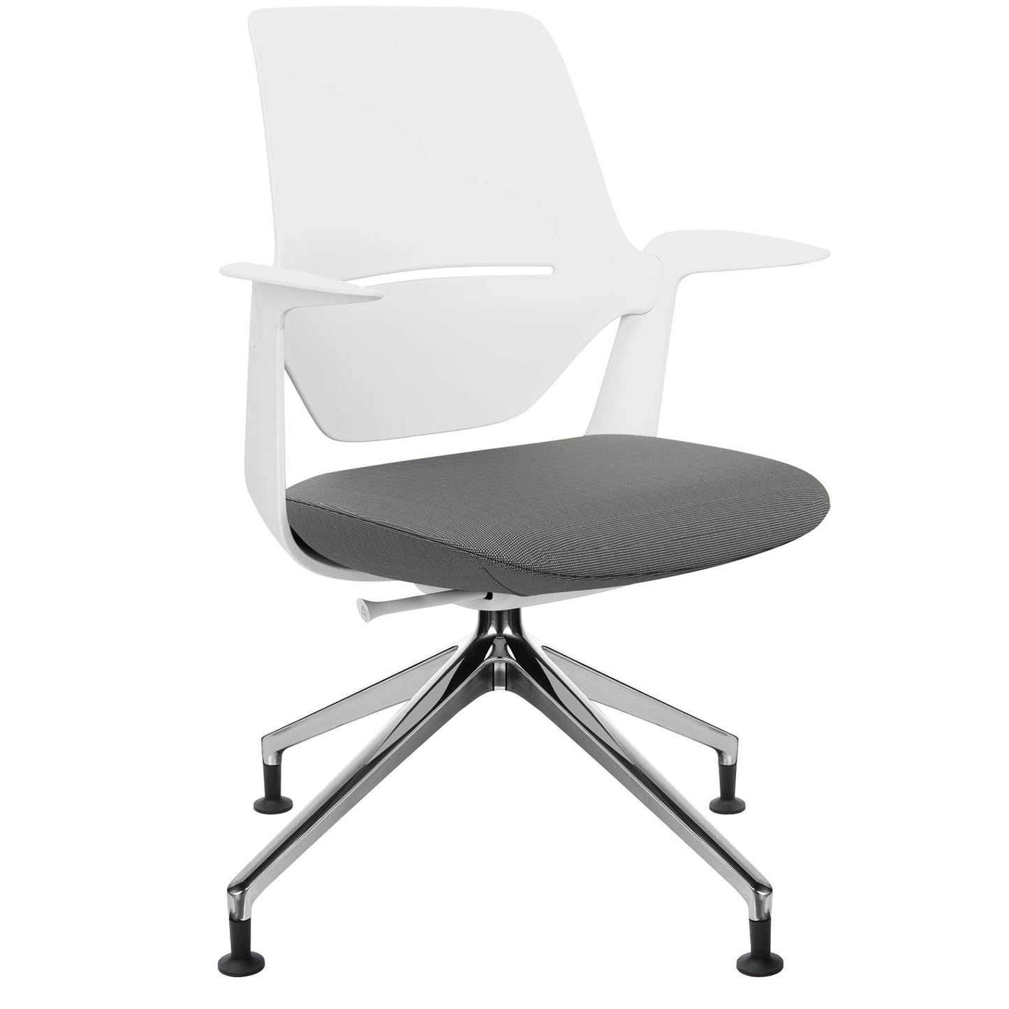 profim - TRILLO PRO swivel chair | Polished aluminum frame, synchronous mechanism, light gray