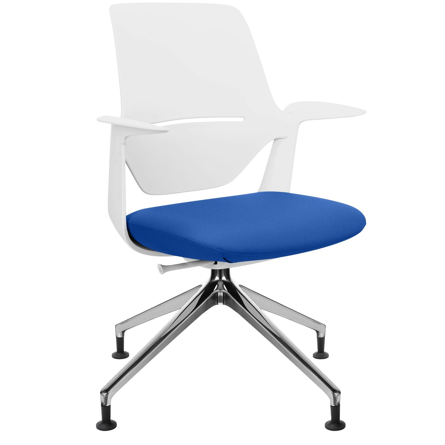 profim - TRILLO PRO swivel chair | Polished aluminum frame, synchronous mechanism, light gray