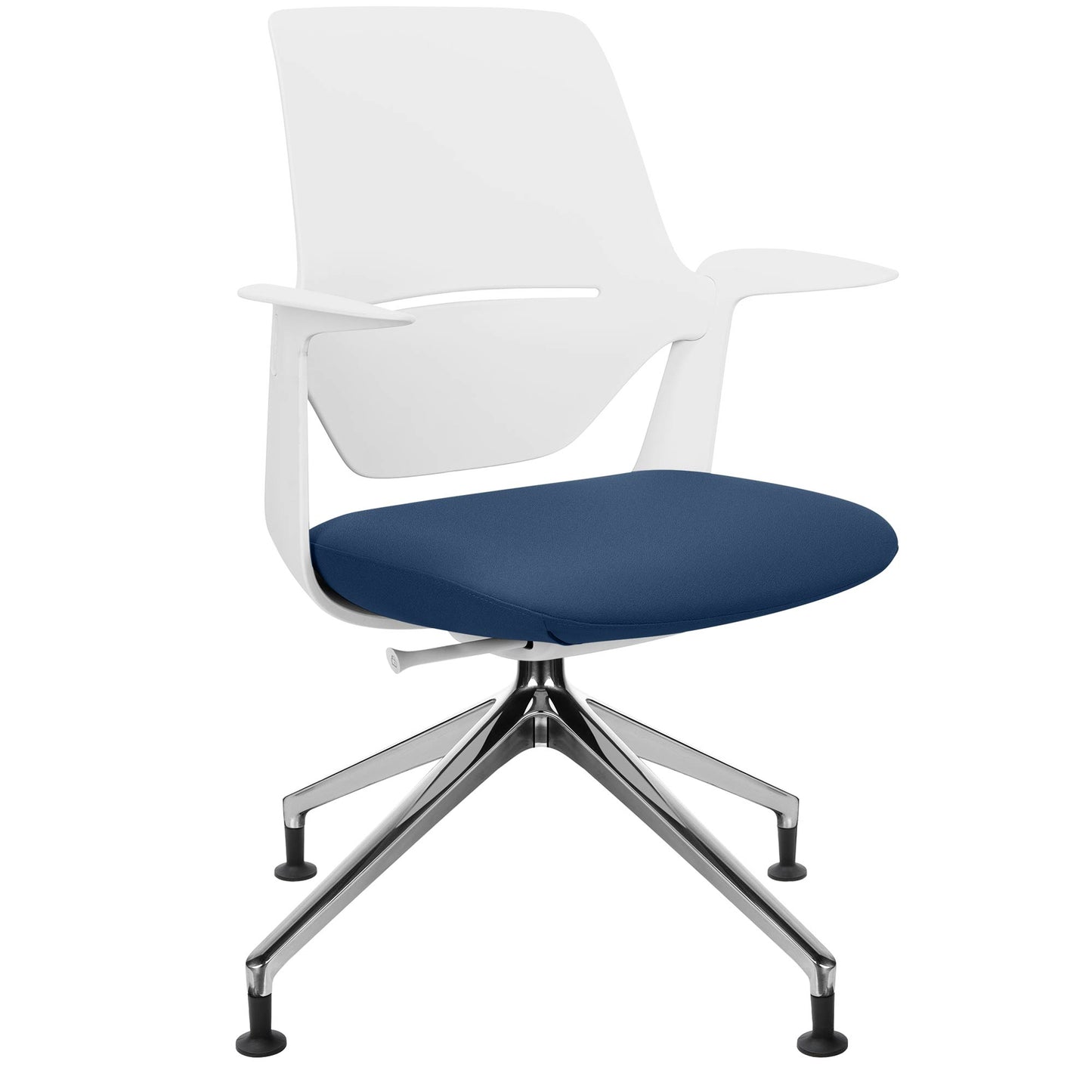profim - TRILLO PRO swivel chair | Polished aluminum frame, synchronous mechanism, light gray