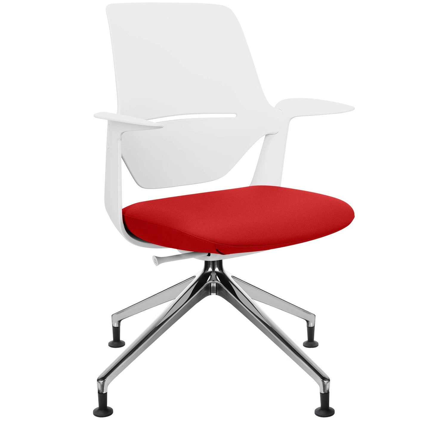 profim - TRILLO PRO swivel chair | Polished aluminum frame, synchronous mechanism, light gray