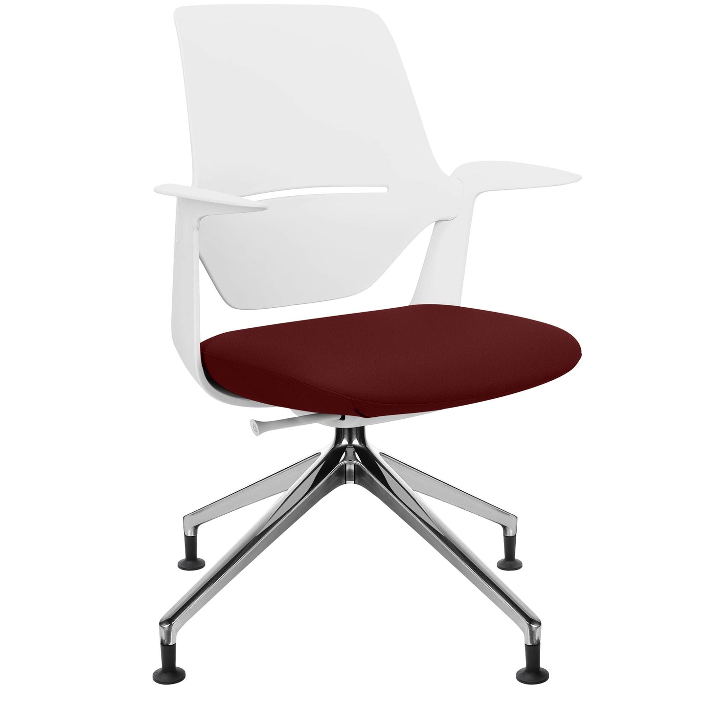 profim - TRILLO PRO swivel chair | Polished aluminum frame, synchronous mechanism, light gray