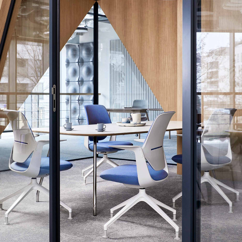 profim - TRILLO PRO swivel chair | Padded backrest, synchronous mechanism, light gray