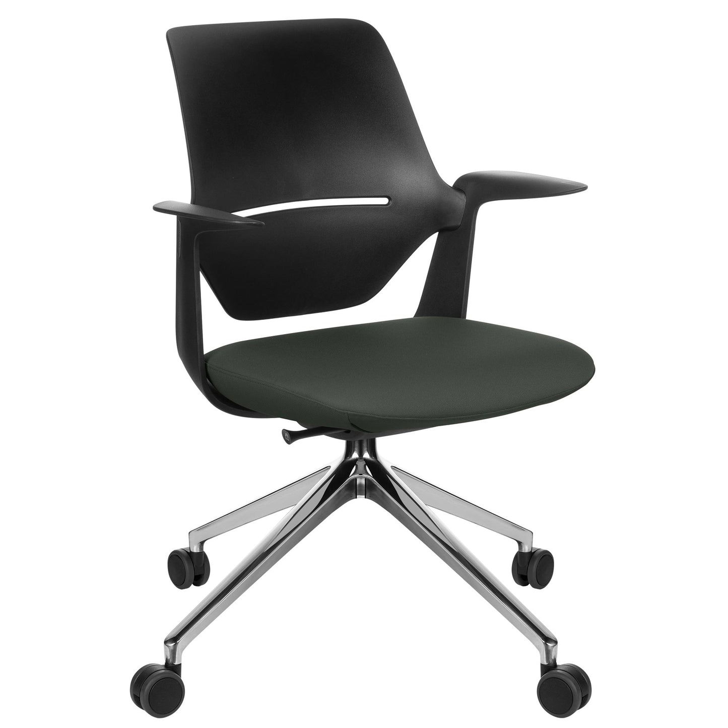 profim - TRILLO PRO Chaise dogging | Cadre poli en aluminium, mécanique synchrone, noir