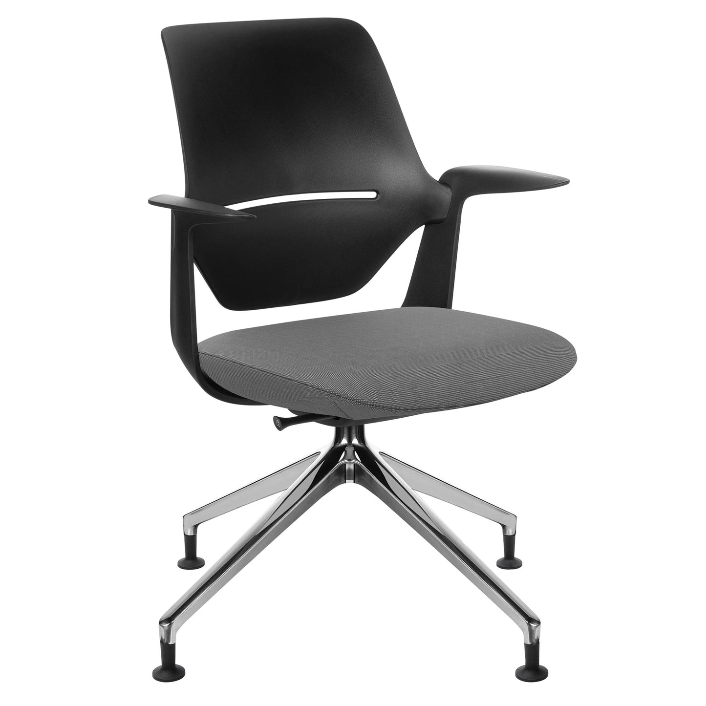 profim - TRILLO PRO swivel chair | Polished aluminum frame, synchronous mechanism, black