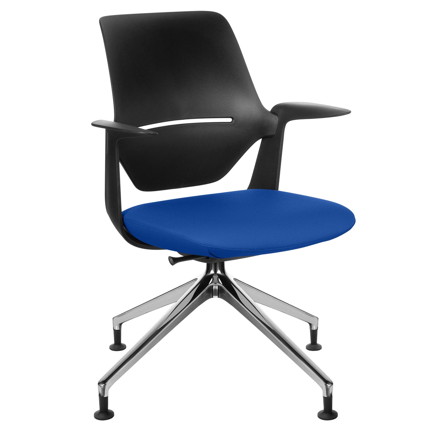 profim - TRILLO PRO swivel chair | Polished aluminum frame, synchronous mechanism, black
