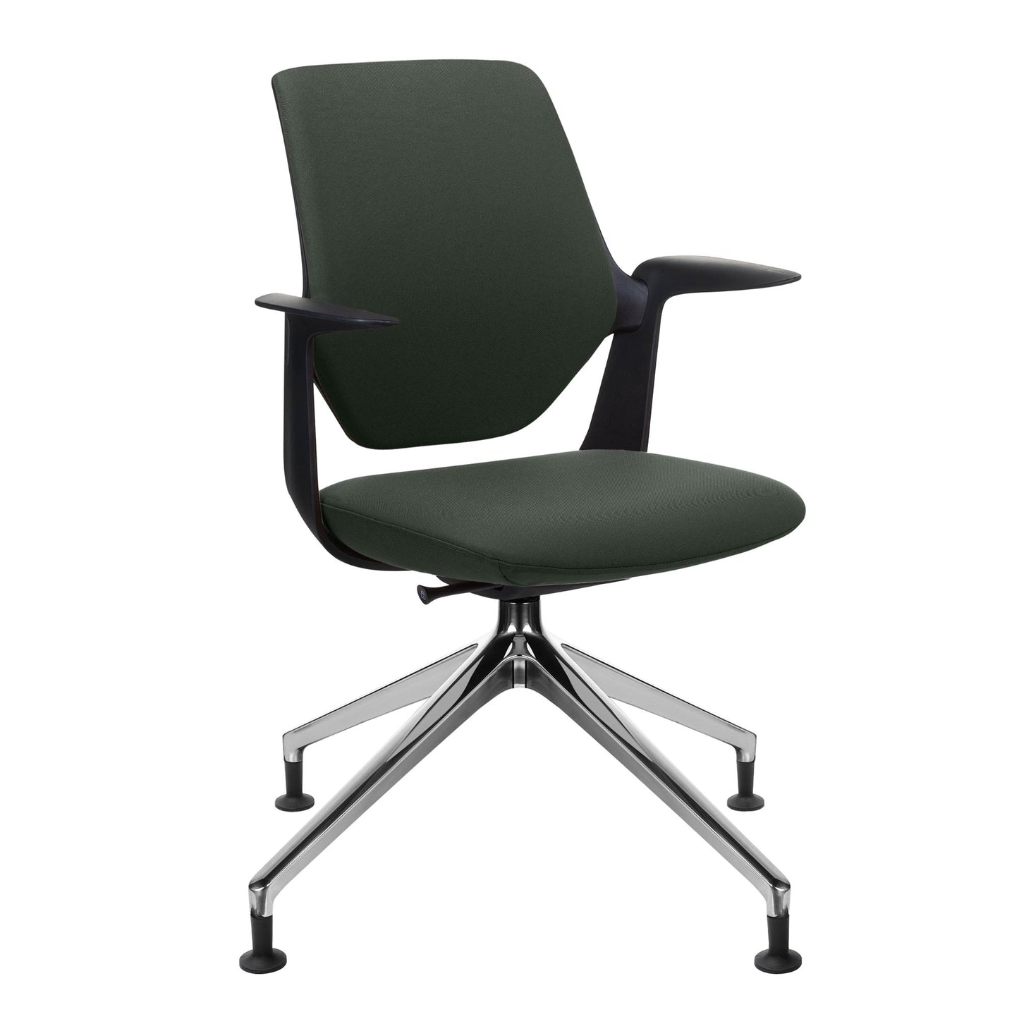 profim - TRILLO PRO Chaise dogging | Cadre poli en aluminium, dossier rembourré, mécanique synchrone, noir