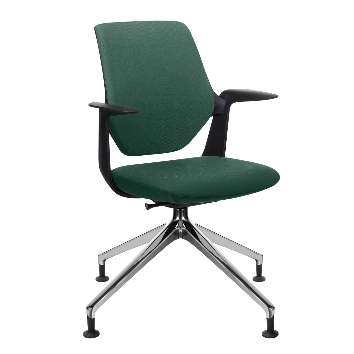 profim - TRILLO PRO Chaise dogging | Cadre poli en aluminium, dossier rembourré, mécanique synchrone, noir