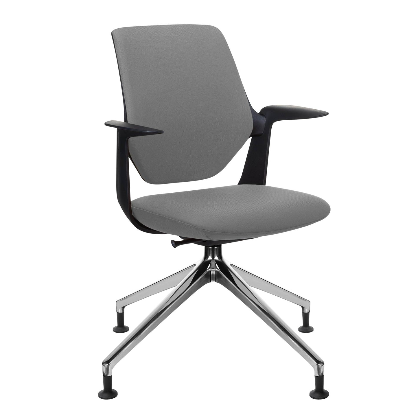 profim - TRILLO PRO Chaise dogging | Cadre poli en aluminium, dossier rembourré, mécanique synchrone, noir