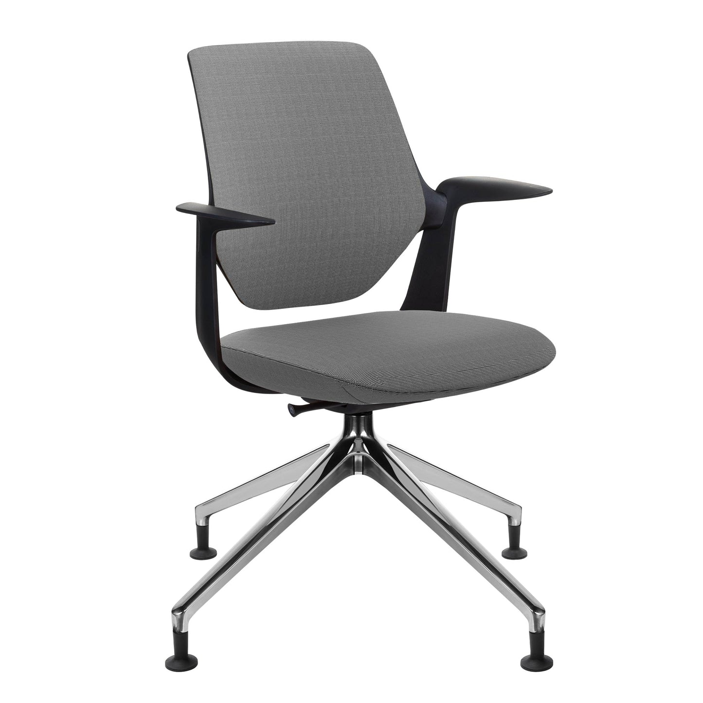 profim - TRILLO PRO Chaise dogging | Cadre poli en aluminium, dossier rembourré, mécanique synchrone, noir