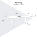 T-EASY Konferenztisch | 2000 x 1200 mm (8 - 10 Personen), elektrifiziert, Bernsteineiche - 15 Thumbnail Image