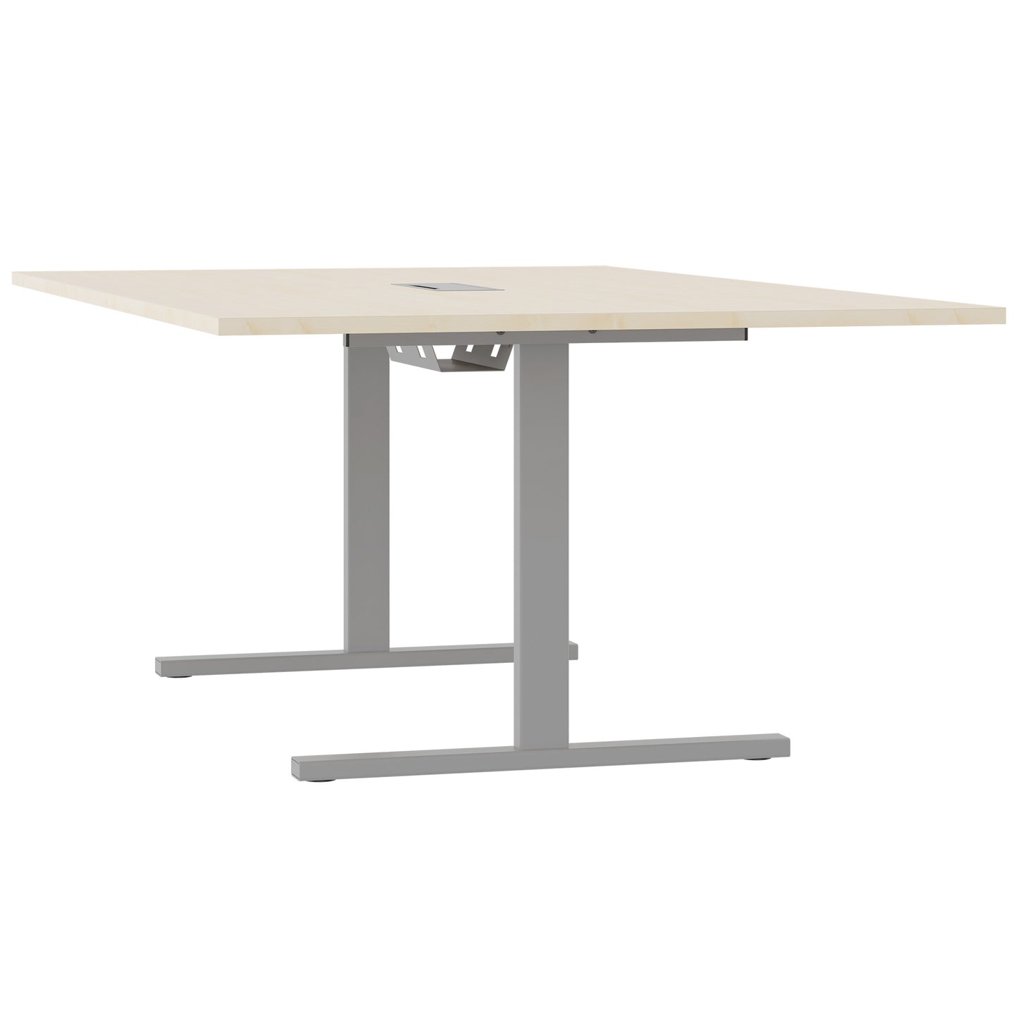 T-EASY Konferenztisch | 2000 x 1200 mm (8 - 10 Personen), elektrifiziert, Ahorn