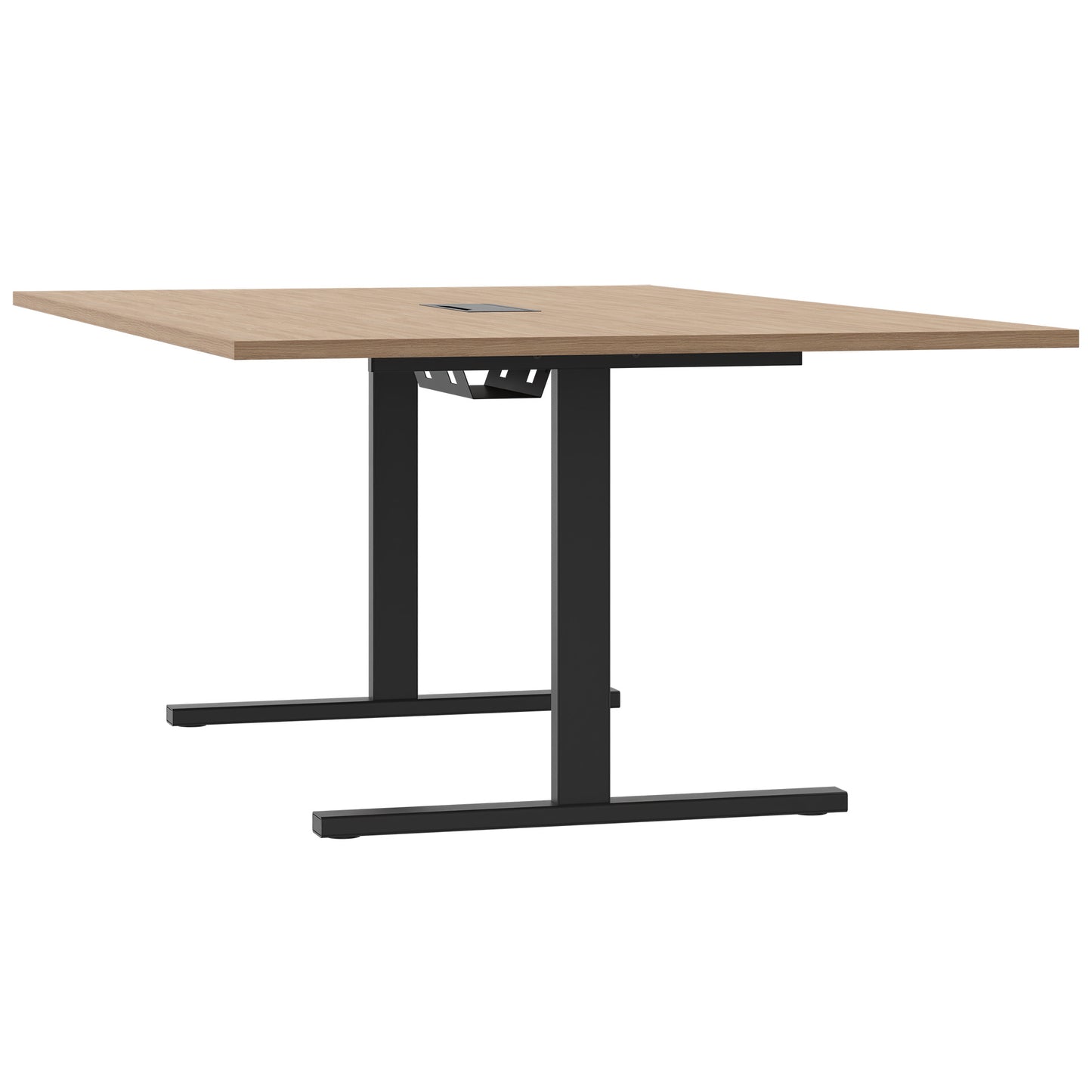 T-EASY Tableau de conférence | 2000 x 1200 mm (8 - 10 personnes), électrifié, chêne ambre