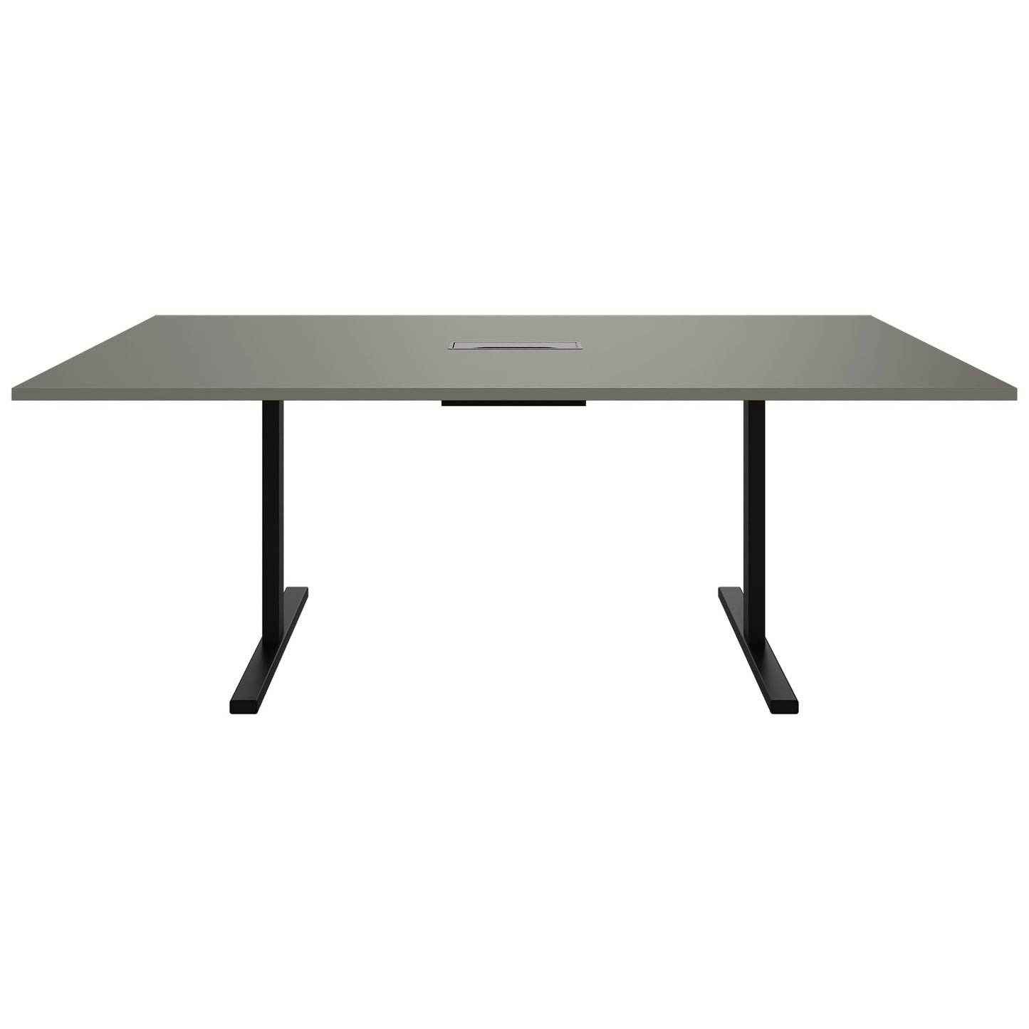 T-EASY Tabella della conferenza | 2000 x 1200 mm (8-10 persone), grigio elettrificato, cubanite