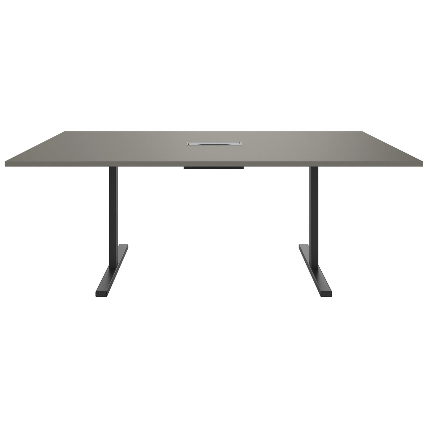 T-EASY Tabella della conferenza | 2000 x 1200 mm (8-10 persone), grigio elettrificato, cubanite