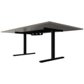 T-EASY Konferenztisch | 2000 x 1200 mm (8 - 10 Personen), elektrifiziert, Cubanitgrau - 3 Thumbnail Image
