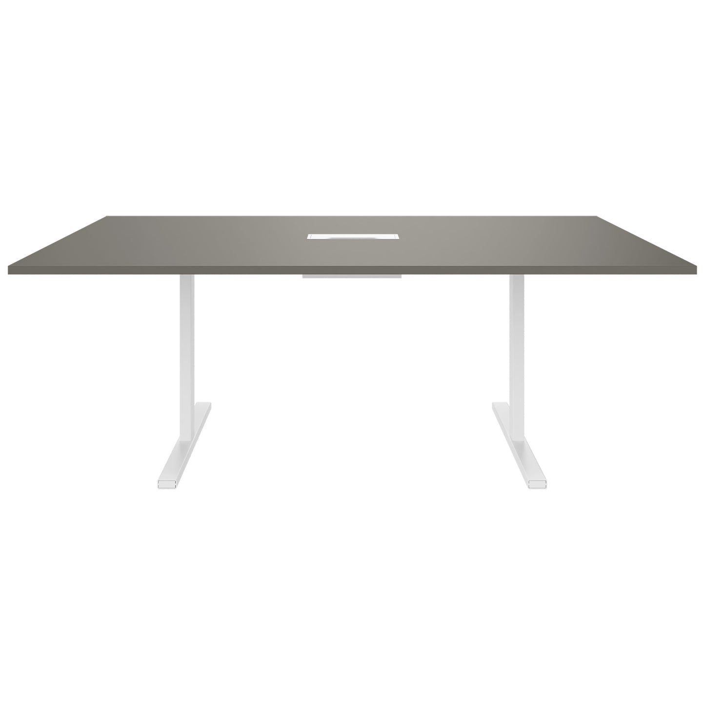T-EASY Tabella della conferenza | 2000 x 1200 mm (8-10 persone), grigio elettrificato, cubanite