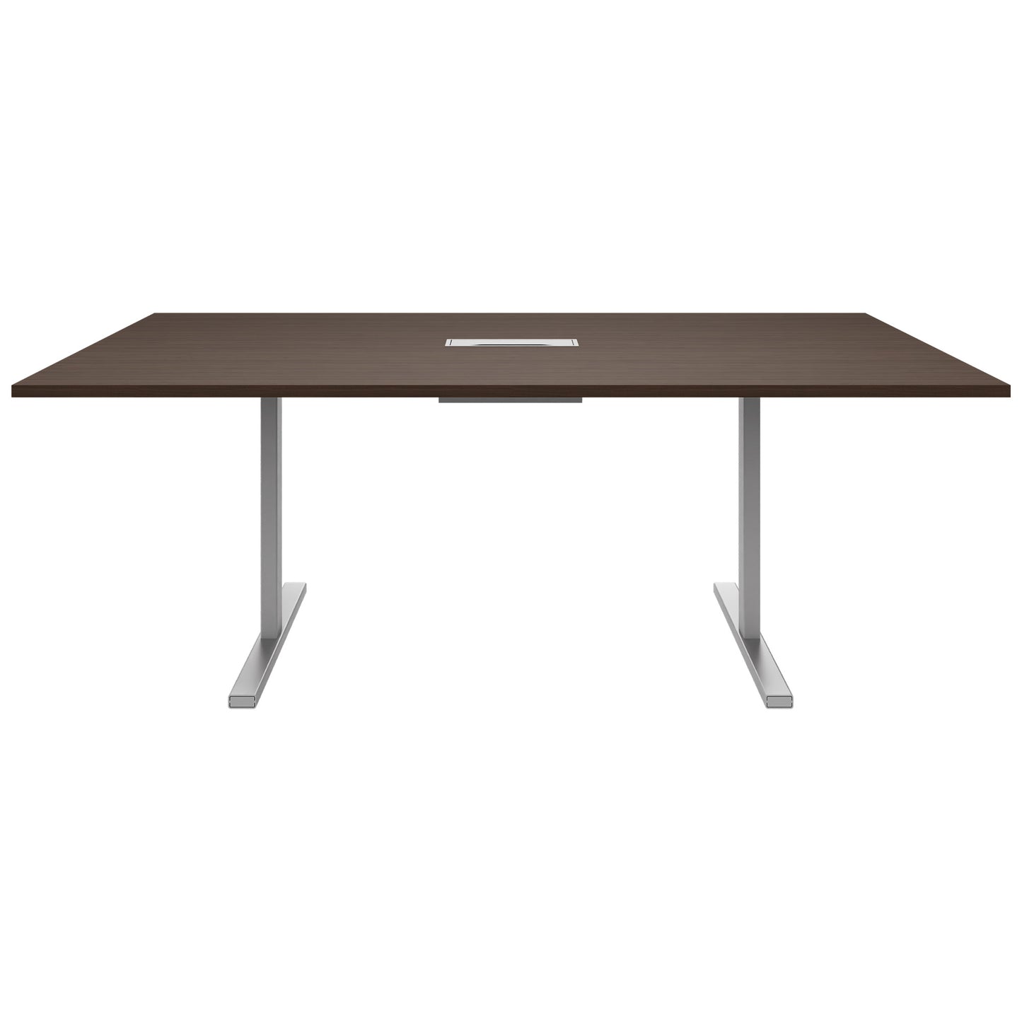 T-EASY Tableau de conférence | 2000 x 1200 mm (8 - 10 personnes), électrifié, noix