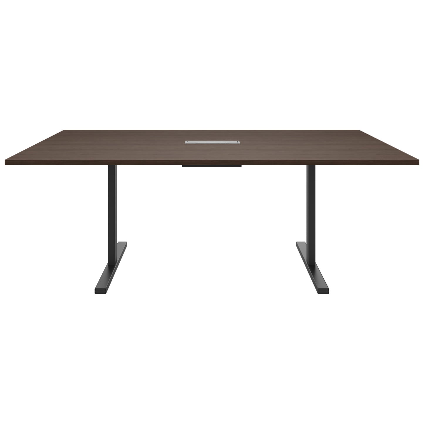 T-EASY Tableau de conférence | 2000 x 1200 mm (8 - 10 personnes), électrifié, noix