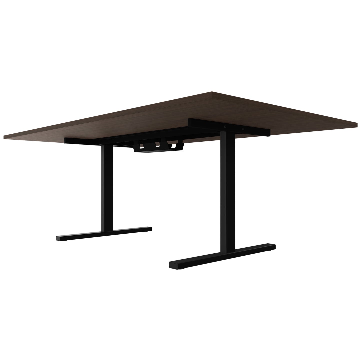T-EASY Tableau de conférence | 2000 x 1200 mm (8 - 10 personnes), électrifié, noix