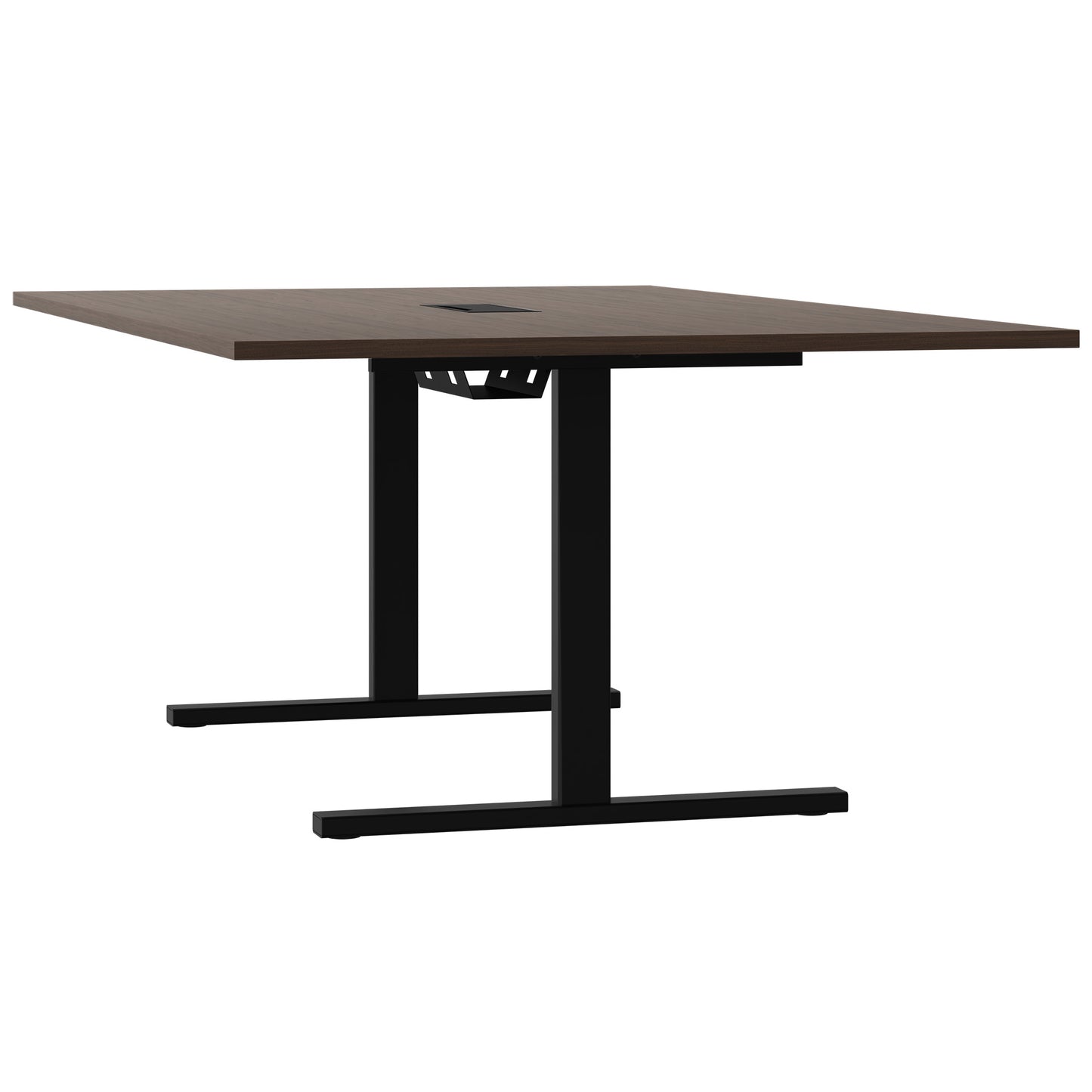 T-EASY Tableau de conférence | 2000 x 1200 mm (8 - 10 personnes), électrifié, noix