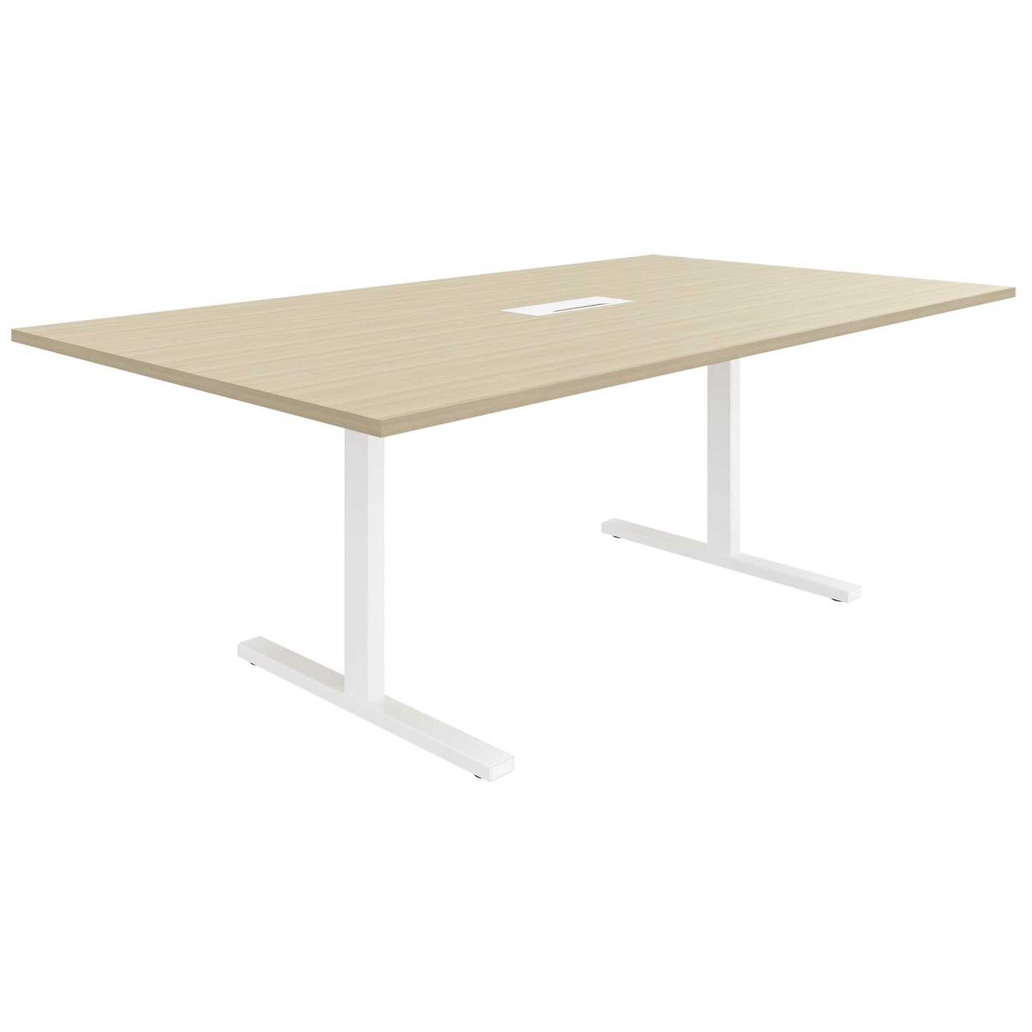 T-EASY Konferenztisch | 2000 x 1200 mm (8 - 10 Personen), elektrifiziert, Sandesche
