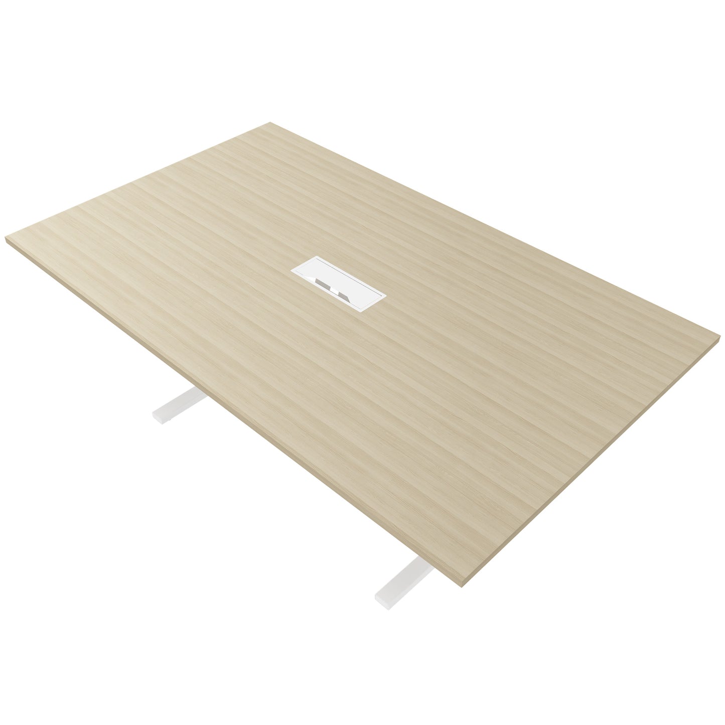 T-EASY Konferenztisch | 2000 x 1200 mm (8 - 10 Personen), elektrifiziert, Sandesche