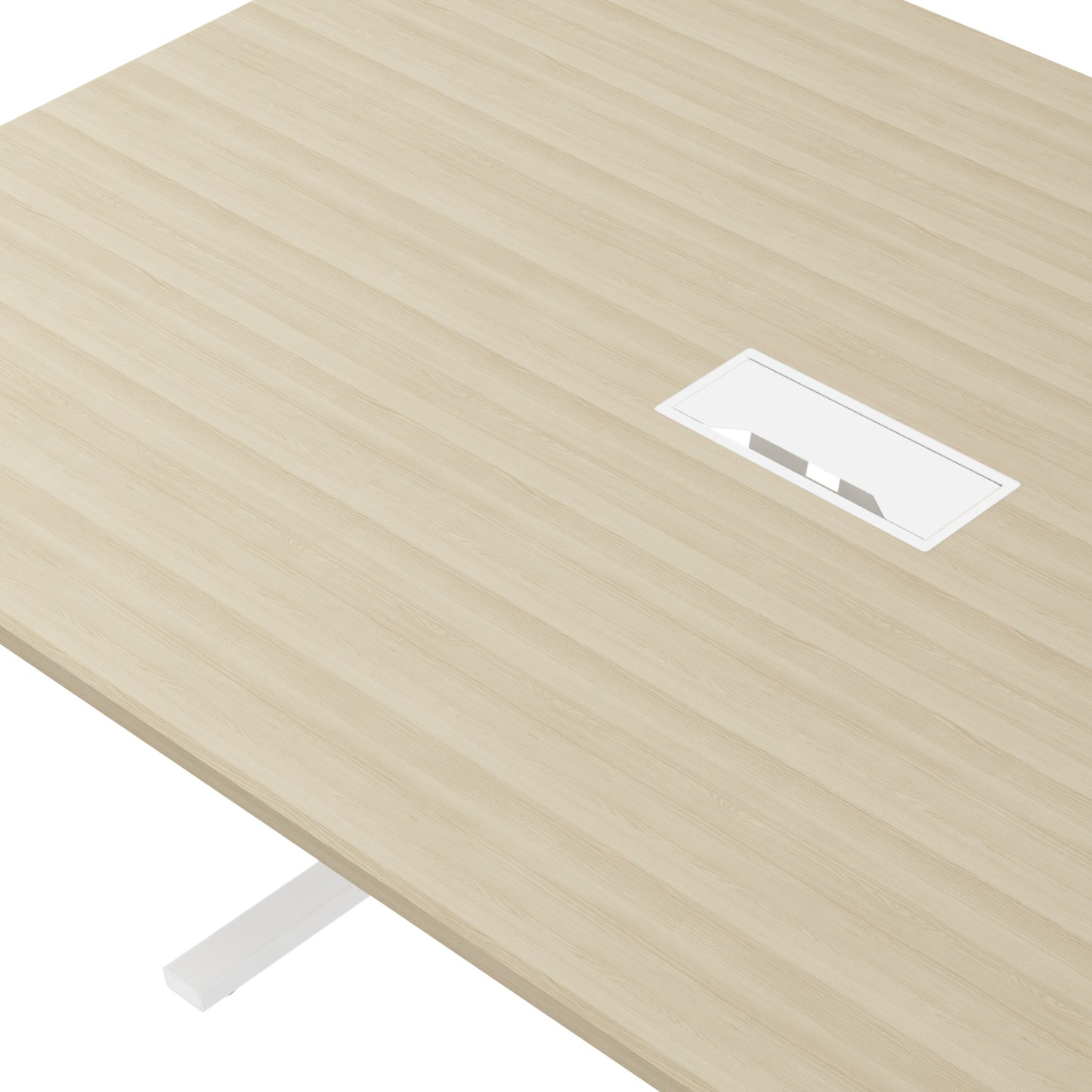 T-EASY Konferenztisch | 2000 x 1200 mm (8 - 10 Personen), elektrifiziert, Sandesche