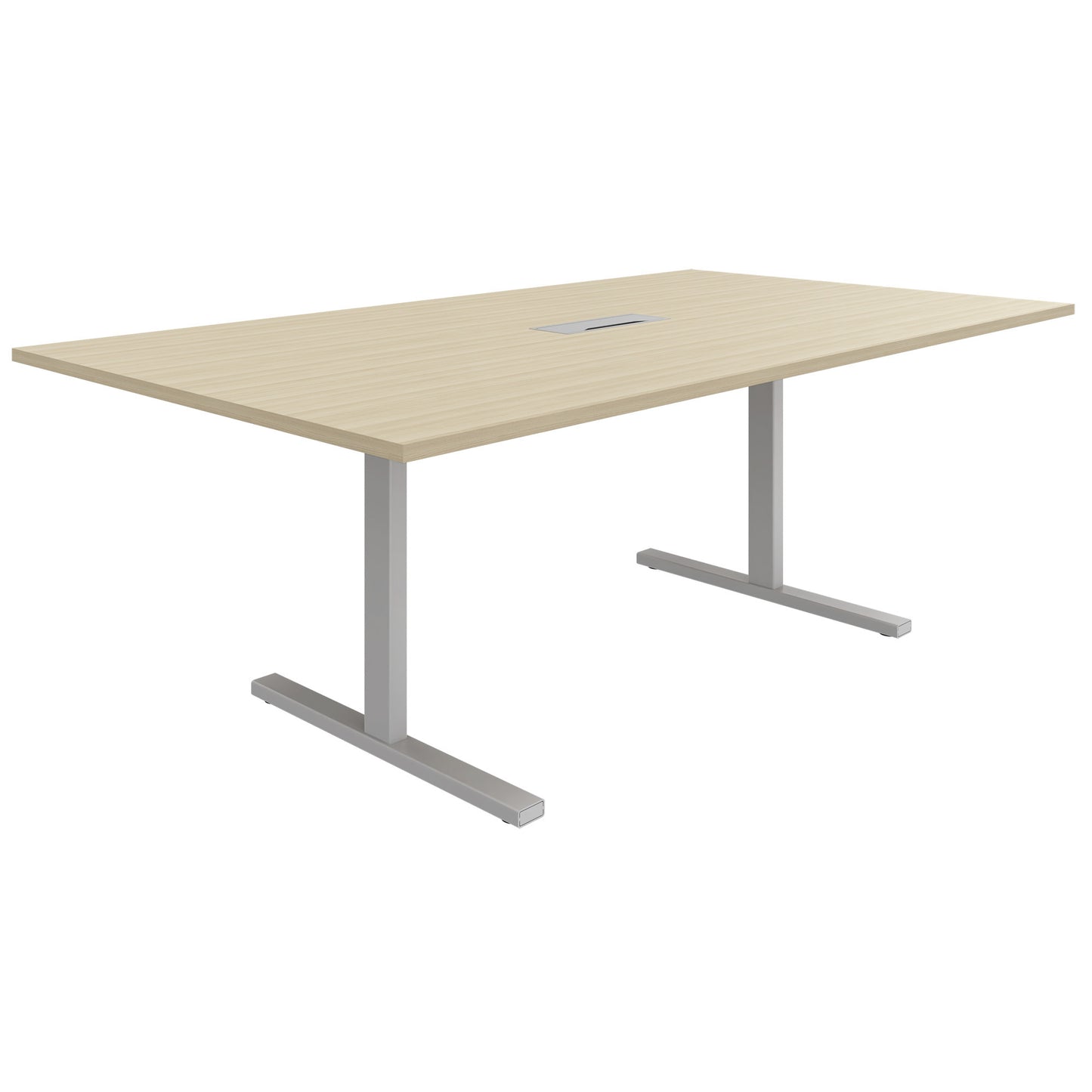T-EASY Konferenztisch | 2000 x 1200 mm (8 - 10 Personen), elektrifiziert, Sandesche