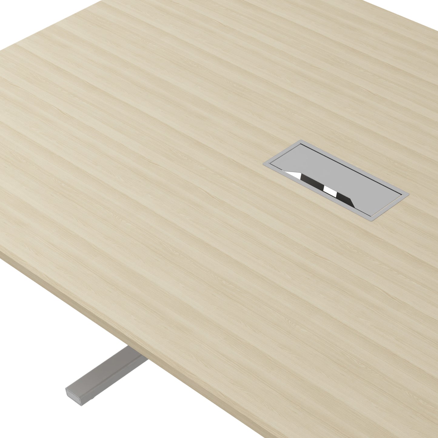 T-EASY Konferenztisch | 2000 x 1200 mm (8 - 10 Personen), elektrifiziert, Sandesche