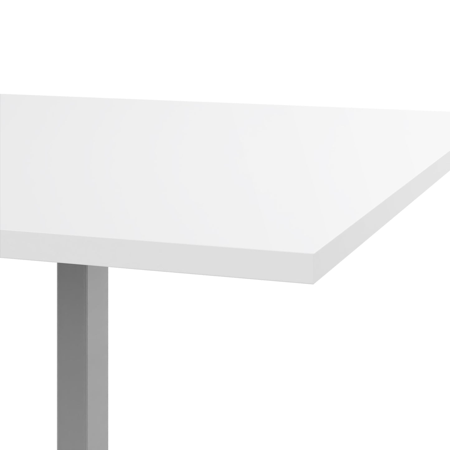 T-EASY Konferenztisch | 2000 x 1200 mm (8 - 10 Personen), elektrifiziert, Weiß