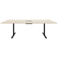 T-EASY Konferenztisch | 2400 x 1200 mm (10 - 12 Personen), elektrifiziert, Ahorn - 3 Thumbnail Image