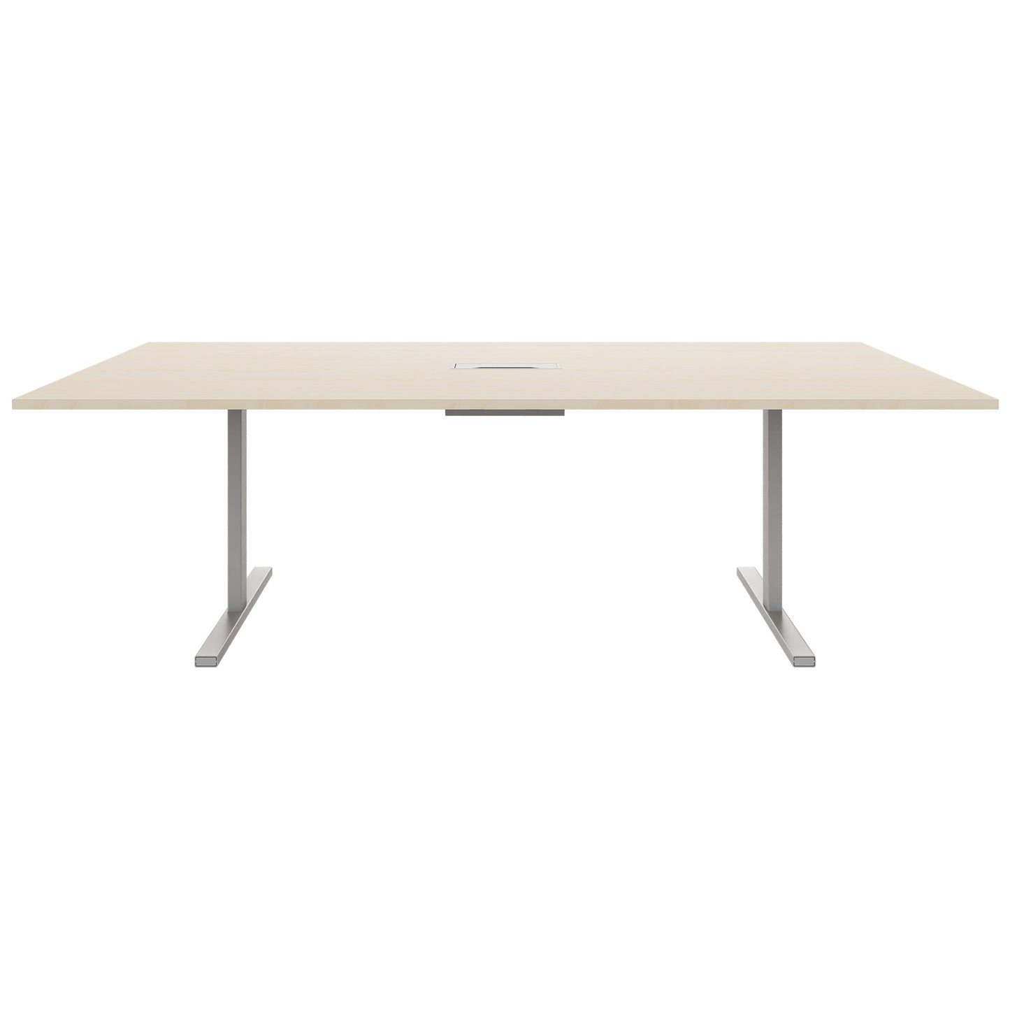 T-EASY Tableau de conférence | 2400 x 1200 mm (10 - 12 personnes), électrifié, érable