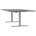 T-EASY Konferenztisch | 2400 x 1200 mm (10 - 12 Personen), elektrifiziert, Cubanitgrau - 18 Thumbnail Image