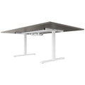 T-EASY Konferenztisch | 2400 x 1200 mm (10 - 12 Personen), elektrifiziert, Cubanitgrau - 10 Thumbnail Image