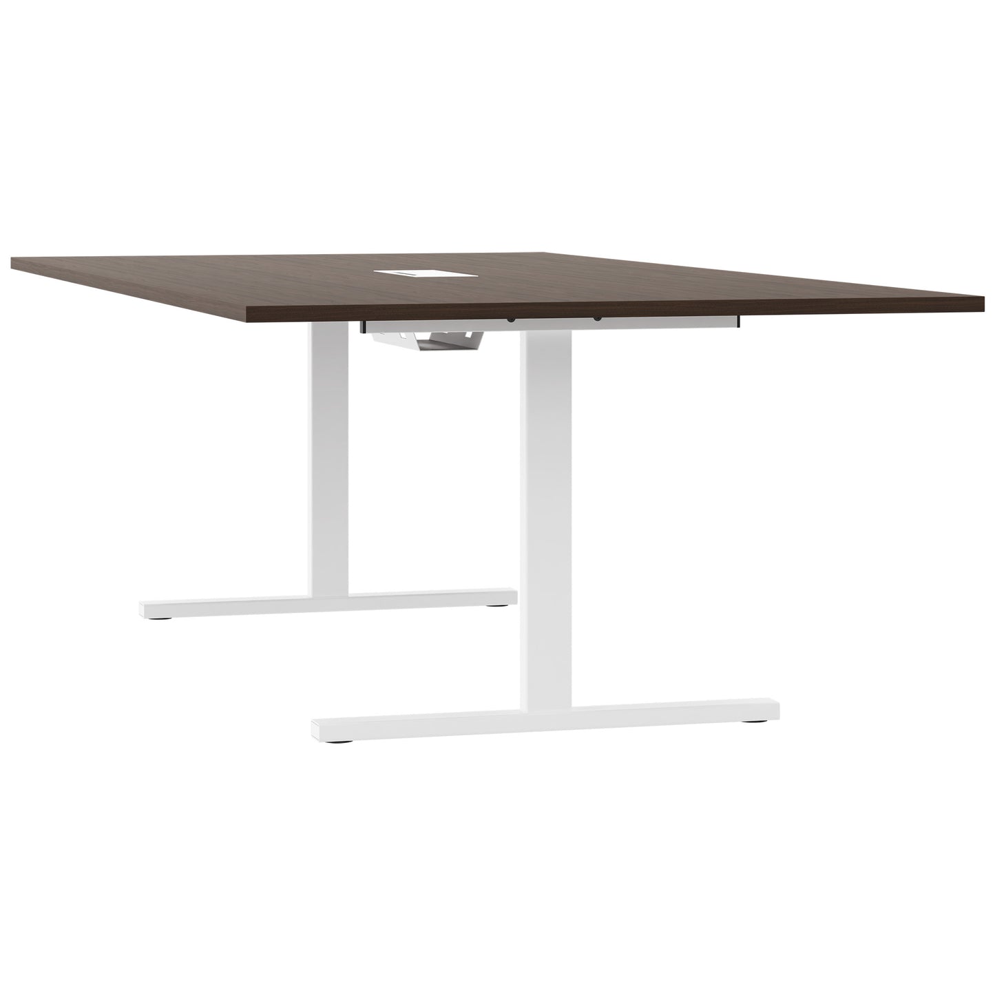 T-EASY Tabella della conferenza | 2400 x 1200 mm (10-12 persone), elettrificato, noce