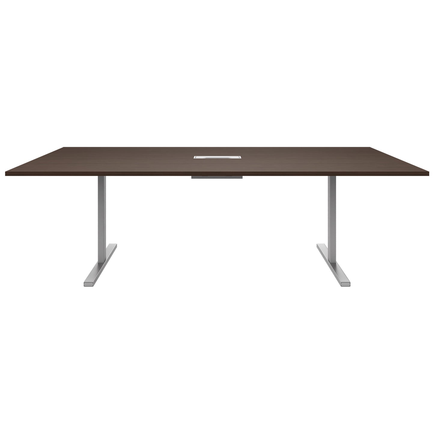 T-EASY Tabella della conferenza | 2400 x 1200 mm (10-12 persone), elettrificato, noce
