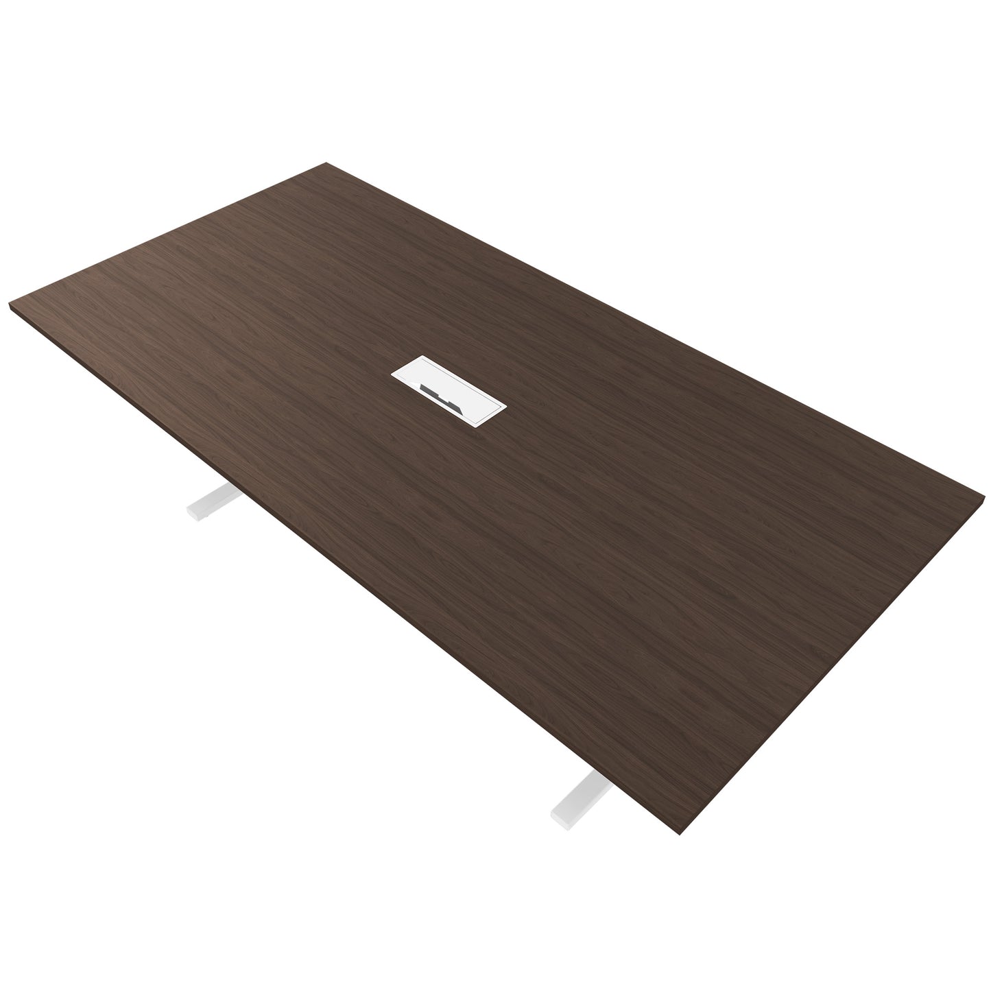T-EASY Tabella della conferenza | 2400 x 1200 mm (10-12 persone), elettrificato, noce