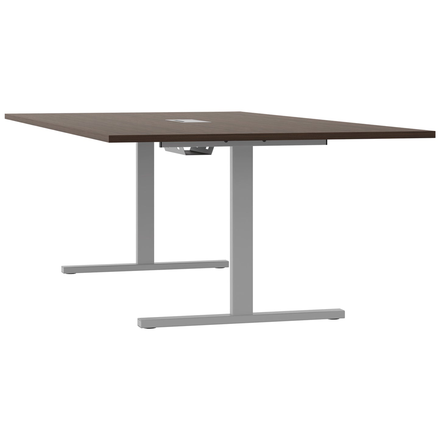 T-EASY Tabella della conferenza | 2400 x 1200 mm (10-12 persone), elettrificato, noce