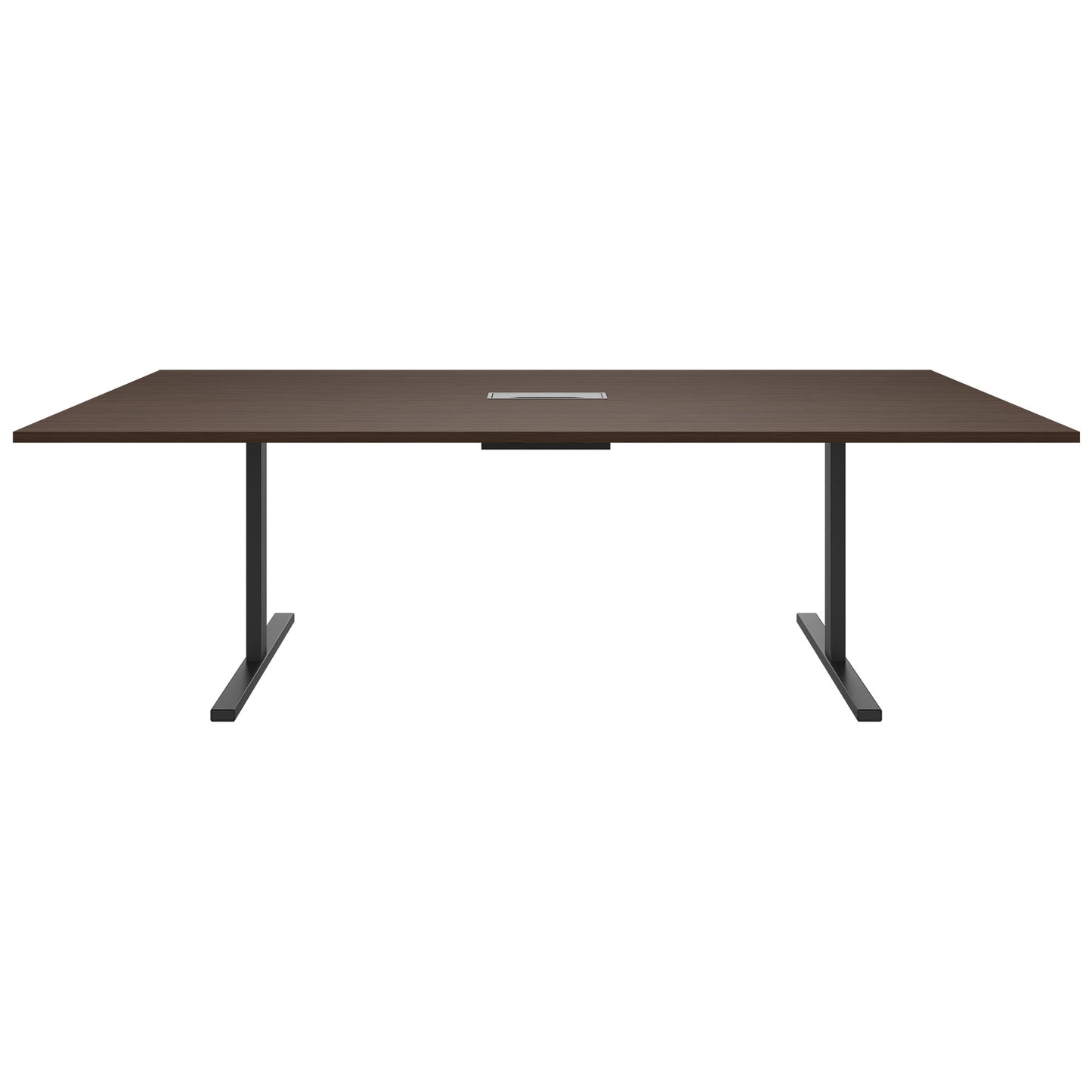 T-EASY Tabella della conferenza | 2400 x 1200 mm (10-12 persone), elettrificato, noce