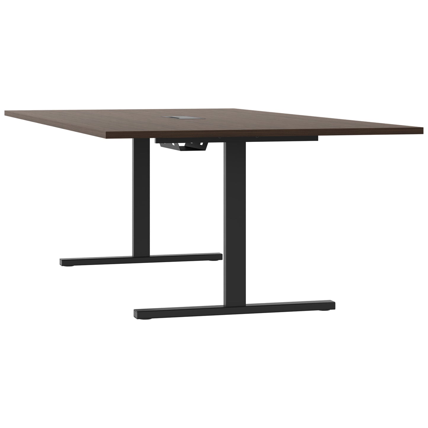 T-EASY Tabella della conferenza | 2400 x 1200 mm (10-12 persone), elettrificato, noce
