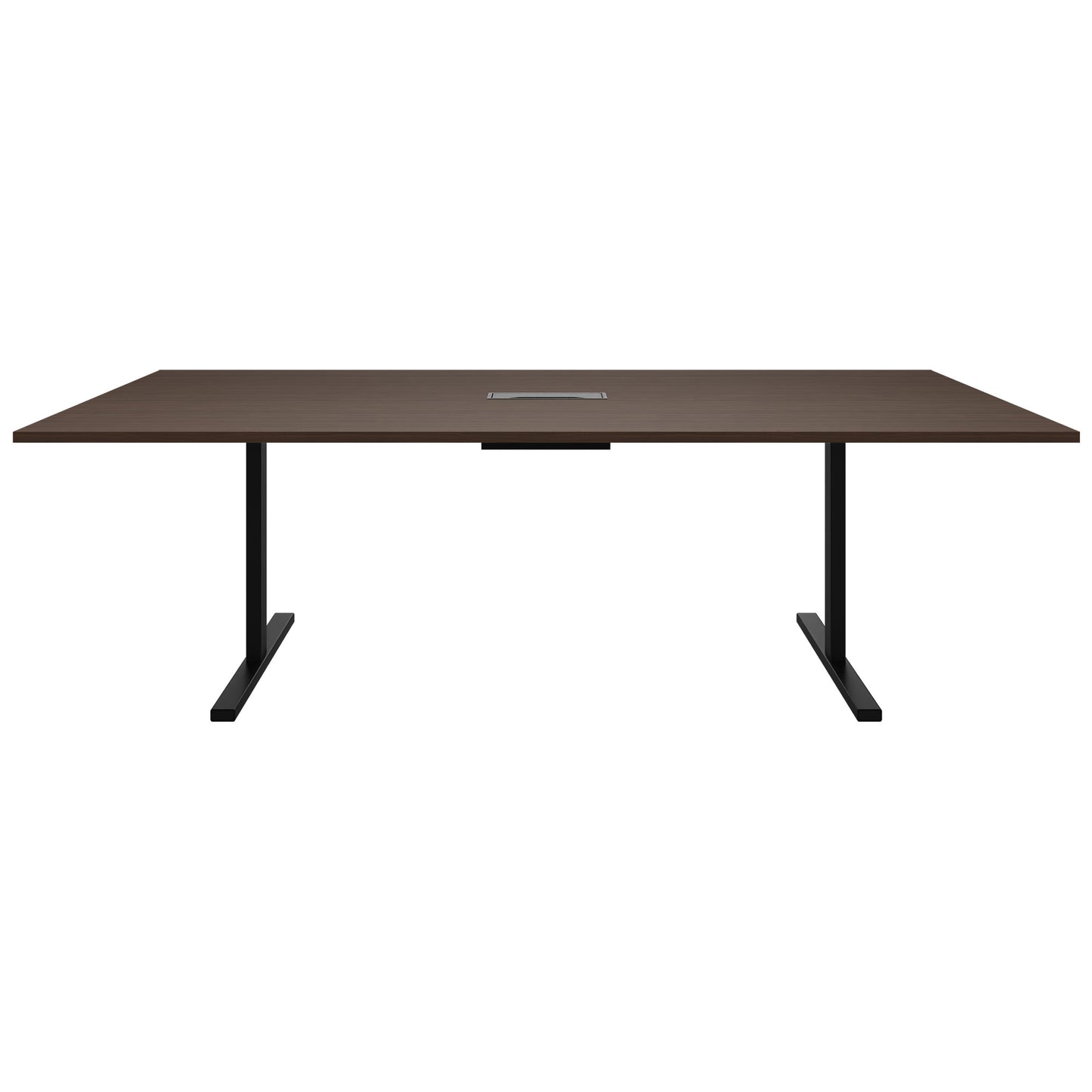 T-EASY Tabella della conferenza | 2400 x 1200 mm (10-12 persone), elettrificato, noce