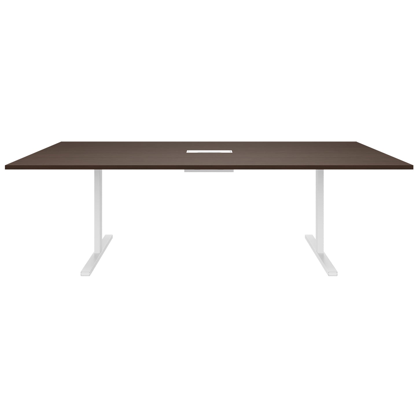 T-EASY Tabella della conferenza | 2400 x 1200 mm (10-12 persone), elettrificato, noce