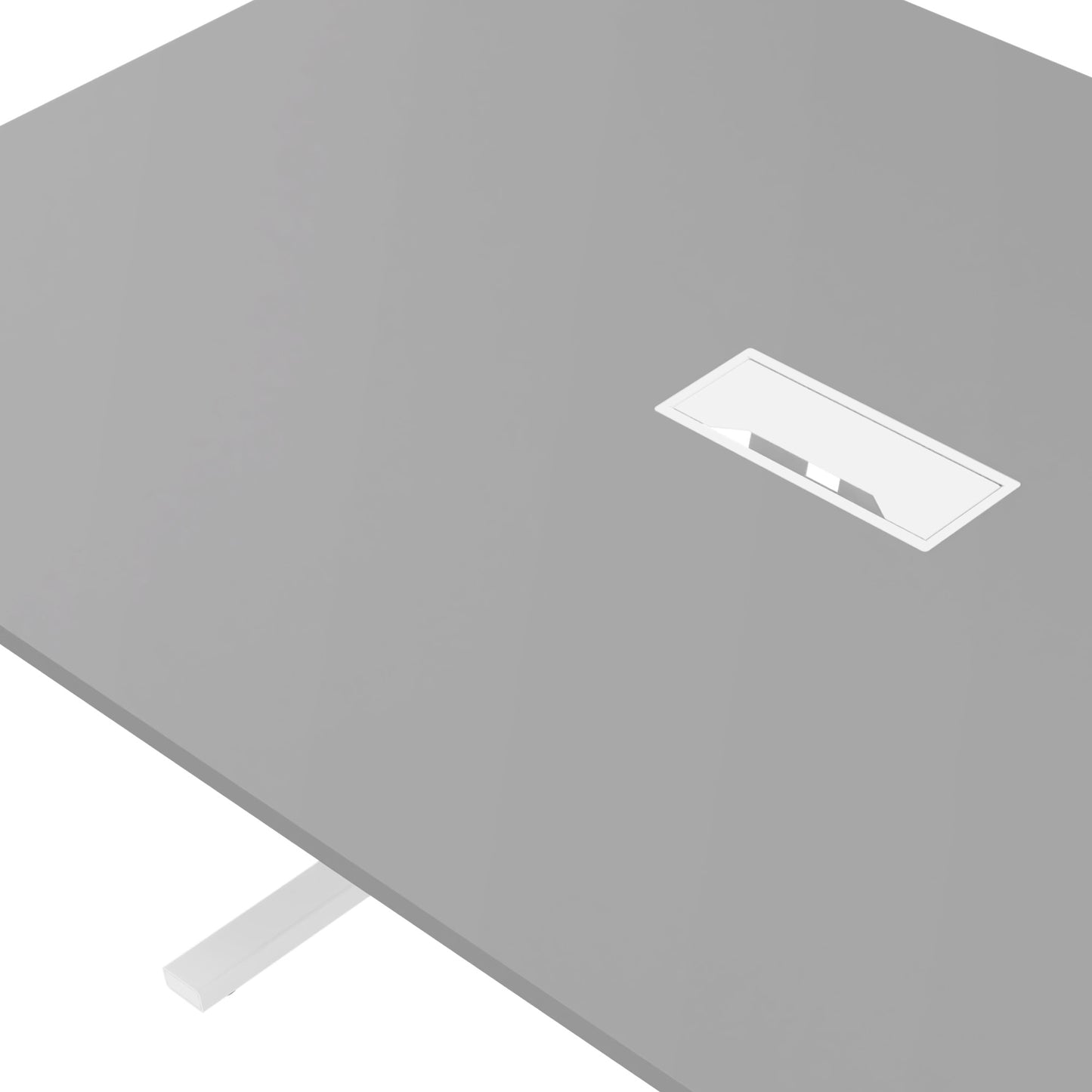 T-EASY Tabella della conferenza | 2400 x 1200 mm (10-12 persone), grigio elettrificato, perla