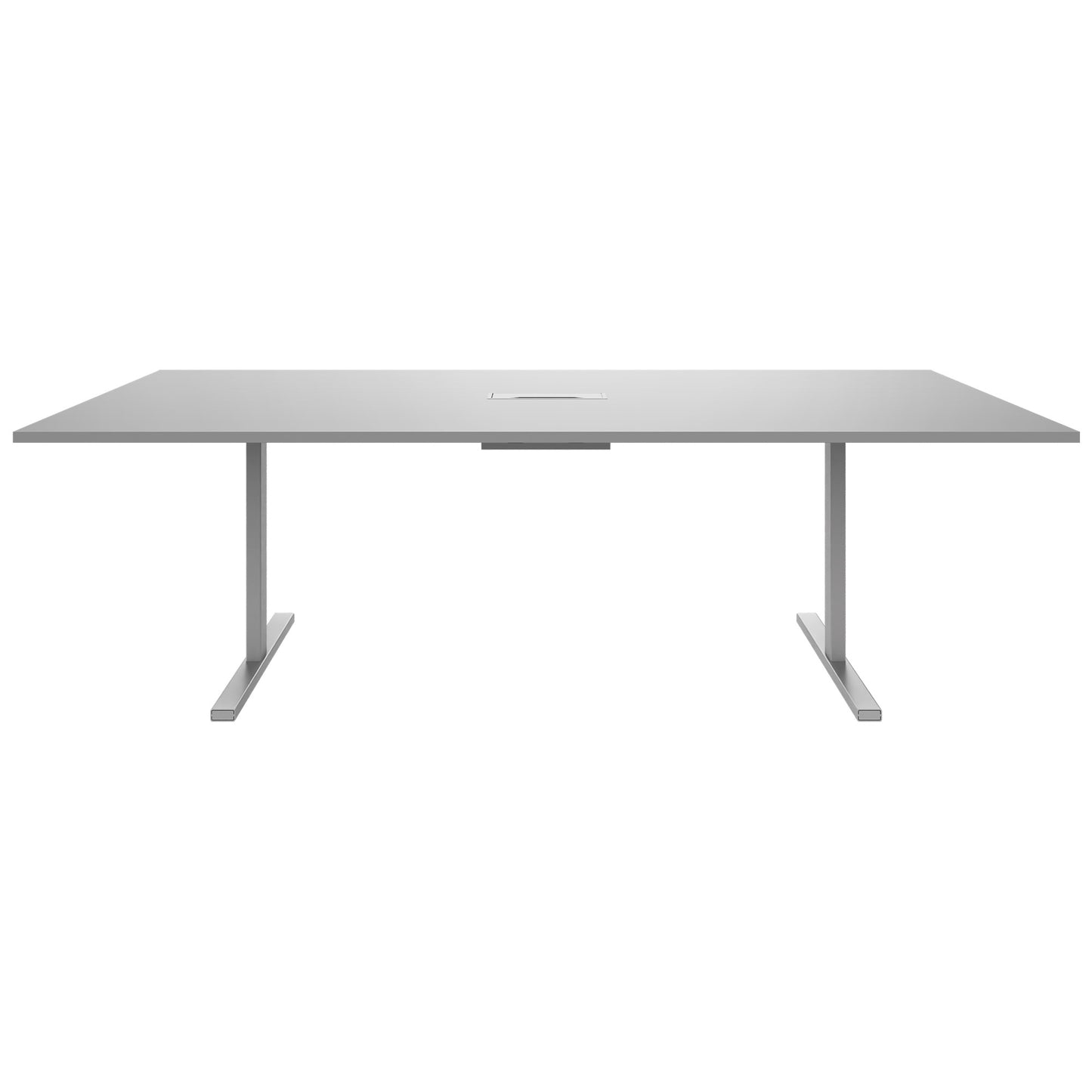 T-EASY Tabella della conferenza | 2400 x 1200 mm (10-12 persone), grigio elettrificato, perla